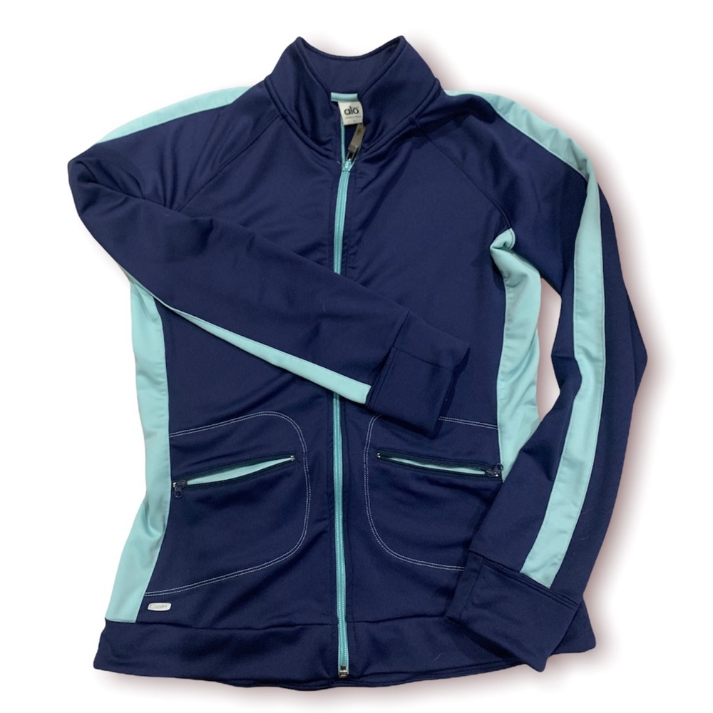 🎄ALO Yoga • Cool Fit• Zip up track jacket  • L